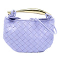 Bottega Veneta Baby Lambskin Intrecciato Sardine