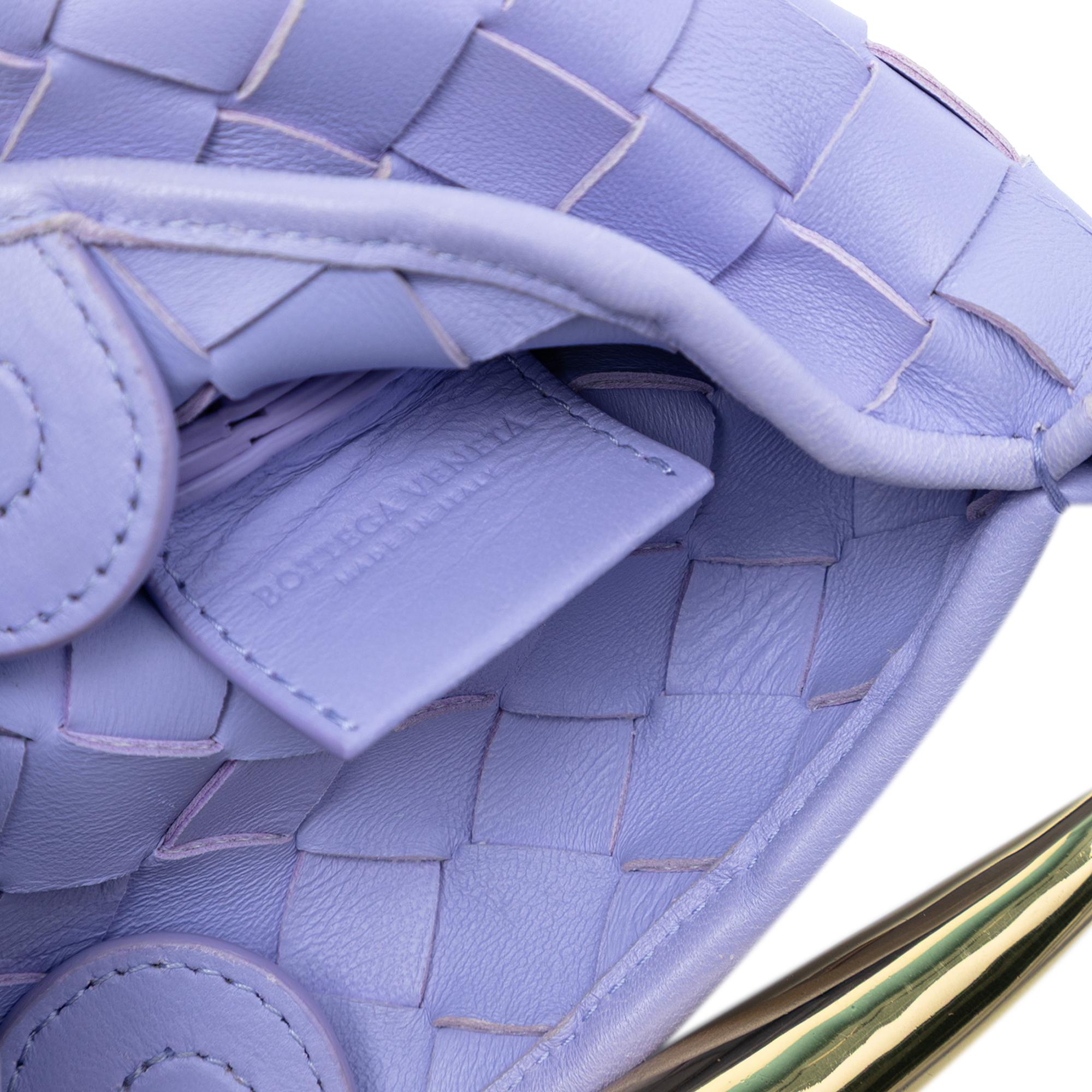 Bottega Veneta Baby Lambskin Intrecciato Sardine
