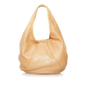 Bottega Veneta Baseball Leather Hobo Bag (SHG-31411)