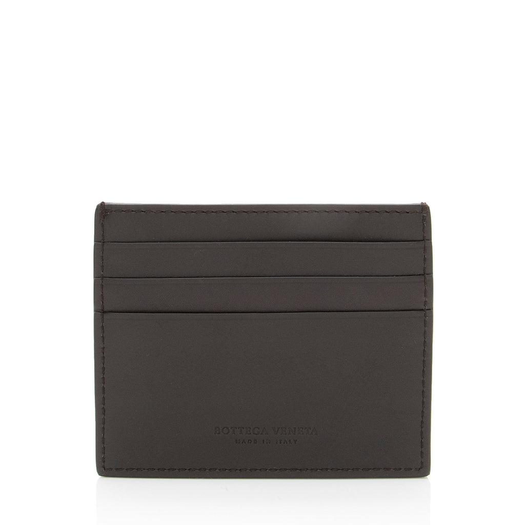 Bottega Veneta Calfskin Laser Cut Card Holder (SHF-nQ2w0D)