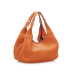 Bottega Veneta Campana Leather Hobo Bag (SHG-22310)