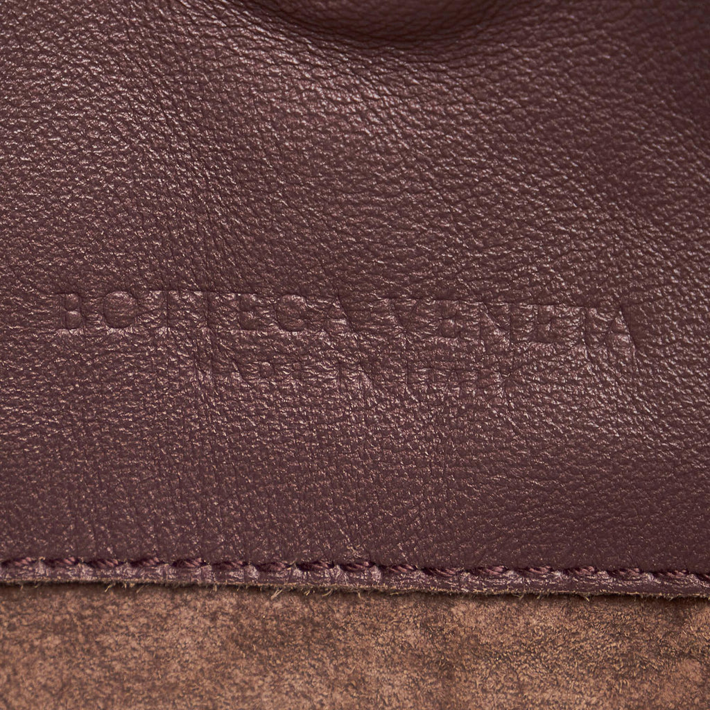 Bottega Veneta Intrecciato Campana Leather Hobo Bag (SHG-28631)