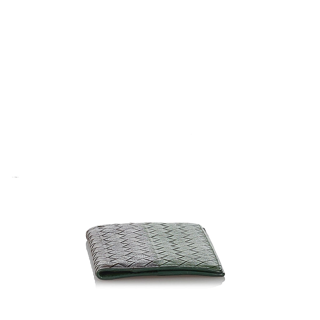 Bottega Veneta Intrecciato Leather Bifold Wallet (SHG-26767)