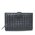 Bottega Veneta Intrecciato Leather Compact Wallet (SHG-vqn4YW)
