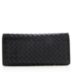 Bottega Veneta Intrecciato Leather Continental Wallet - FINAL SALE (SHF-12059)