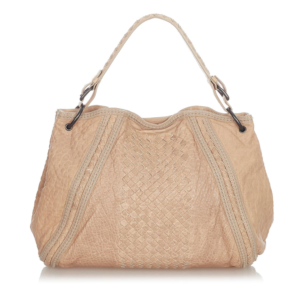 Bottega Veneta Intrecciato Leather Handbag (SHG-23366)