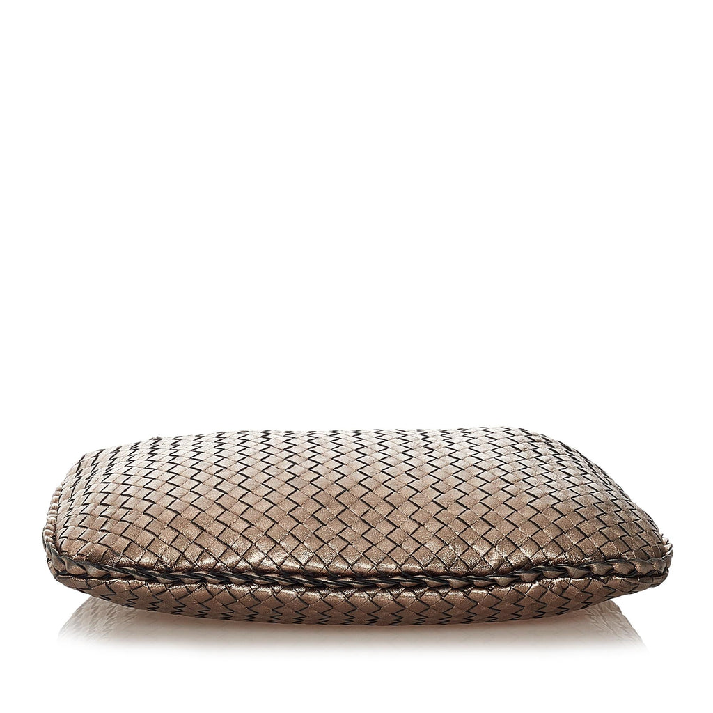Bottega Veneta Intrecciato Leather Hobo Bag (SHG-27442)
