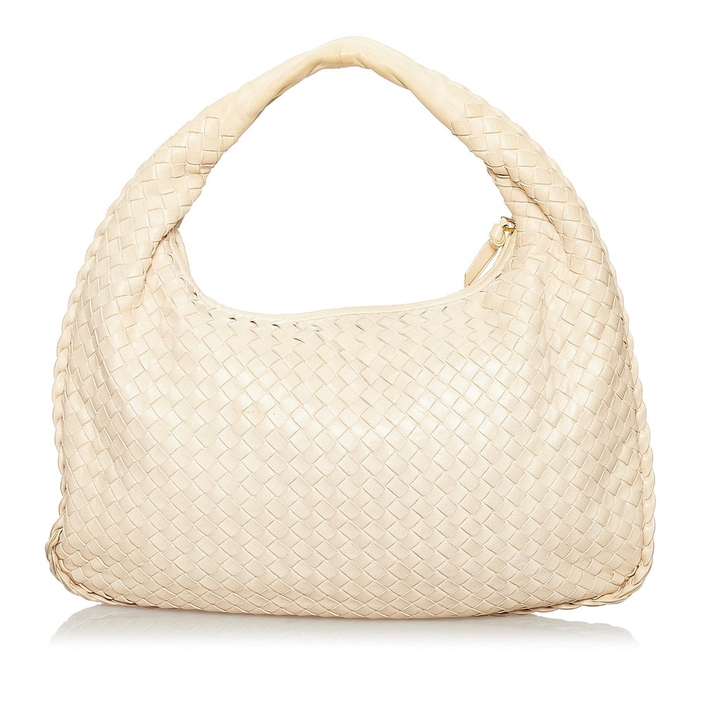 Bottega Veneta Intrecciato Leather Hobo Bag (SHG-30414)