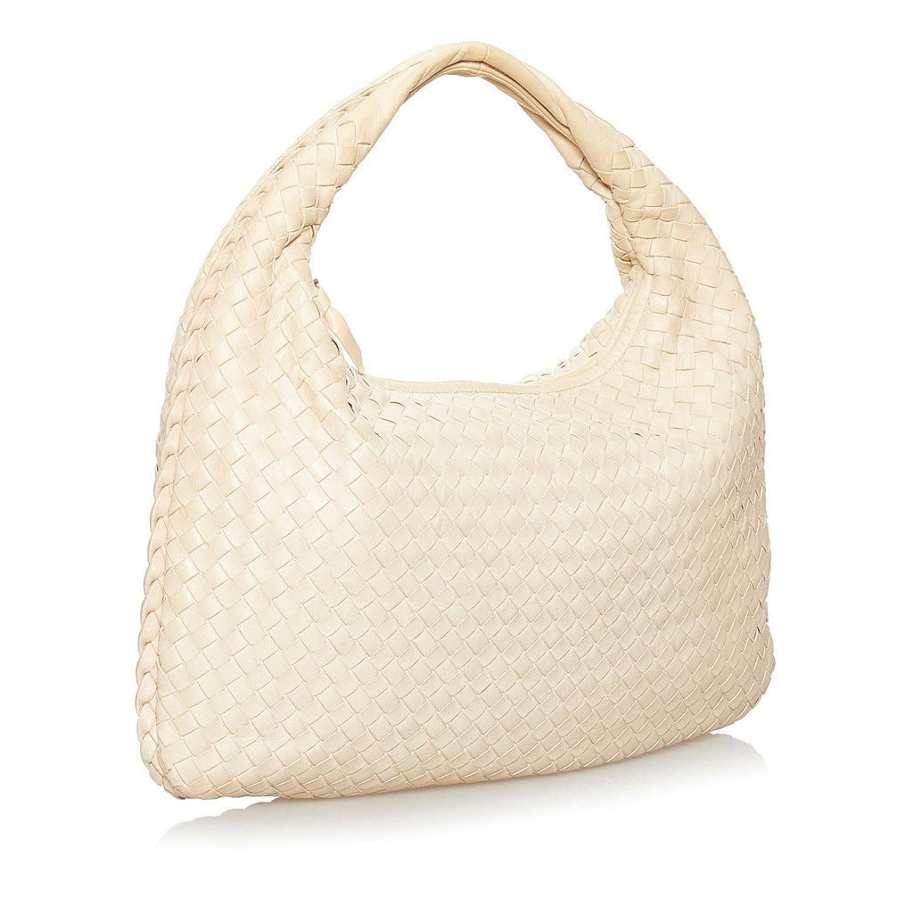 Bottega Veneta Intrecciato Leather Hobo Bag (SHG-30414)