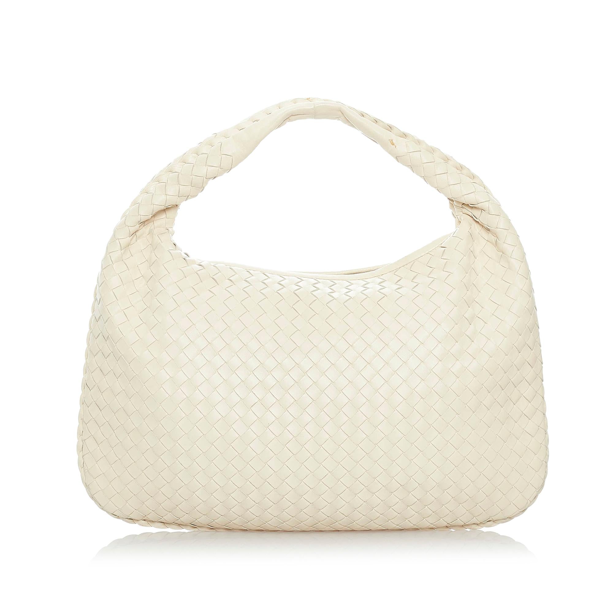Bottega Veneta Intrecciato Leather Hobo Bag (SHG-33080)