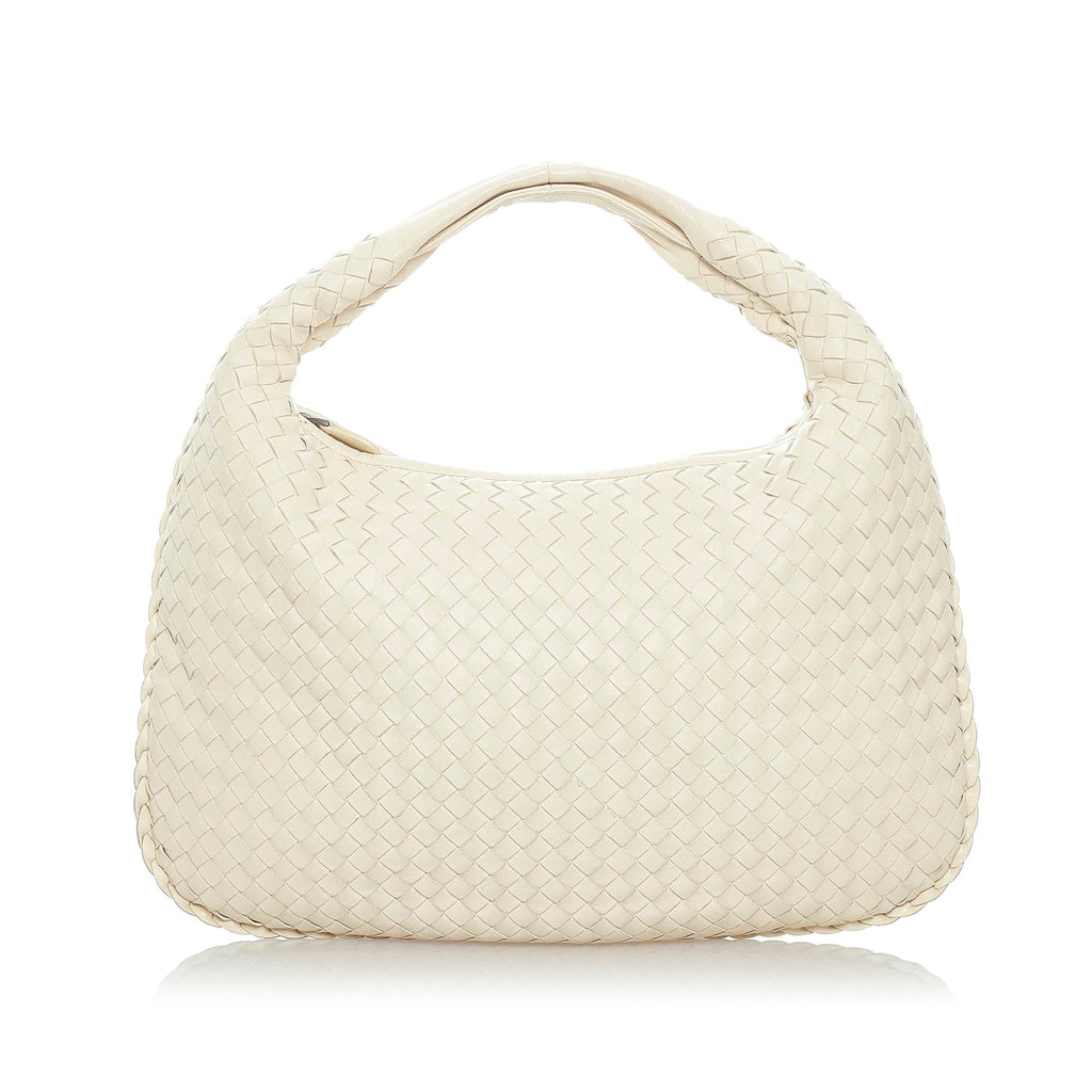 Bottega Veneta Intrecciato Leather Hobo Bag (SHG-33080)