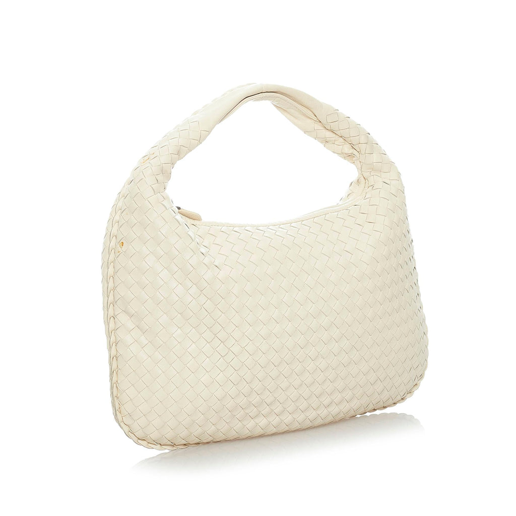 Bottega Veneta Intrecciato Leather Hobo Bag (SHG-33080)