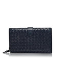 Bottega Veneta Intrecciato Leather Long Wallet (SHG-34987)
