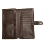 Bottega Veneta Intrecciato Leather Long Wallet (SHG-35975)