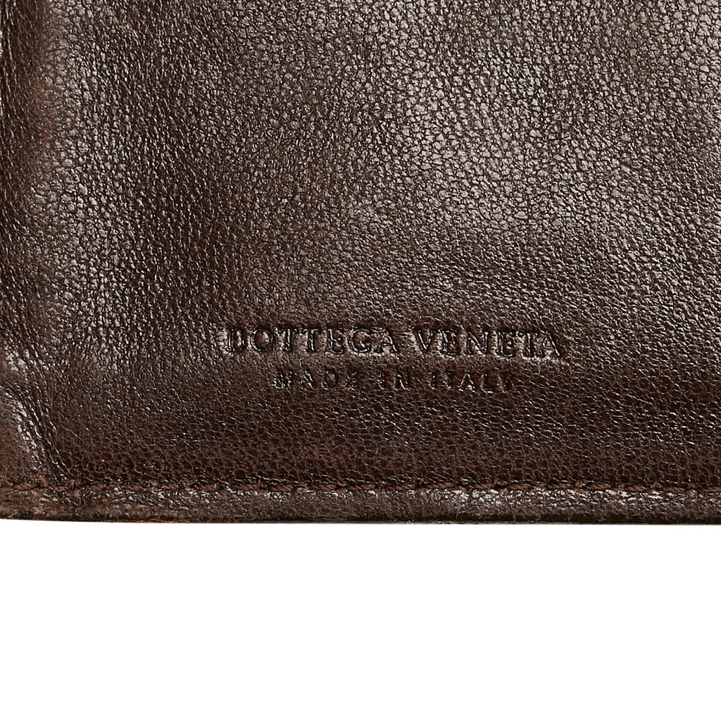 Bottega Veneta Intrecciato Leather Long Wallet (SHG-35975)