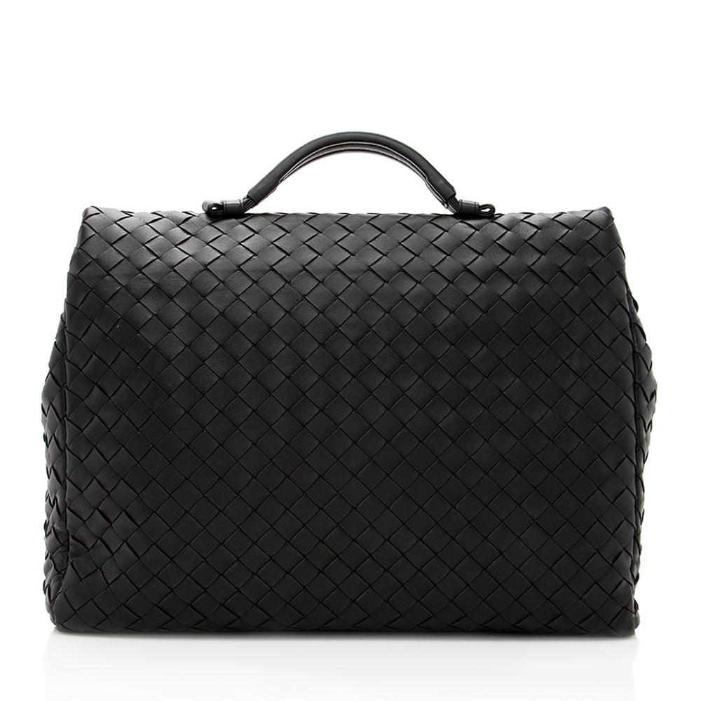 Bottega Veneta Intrecciato Nappa Portfolio Briefcase (SHF-18249)