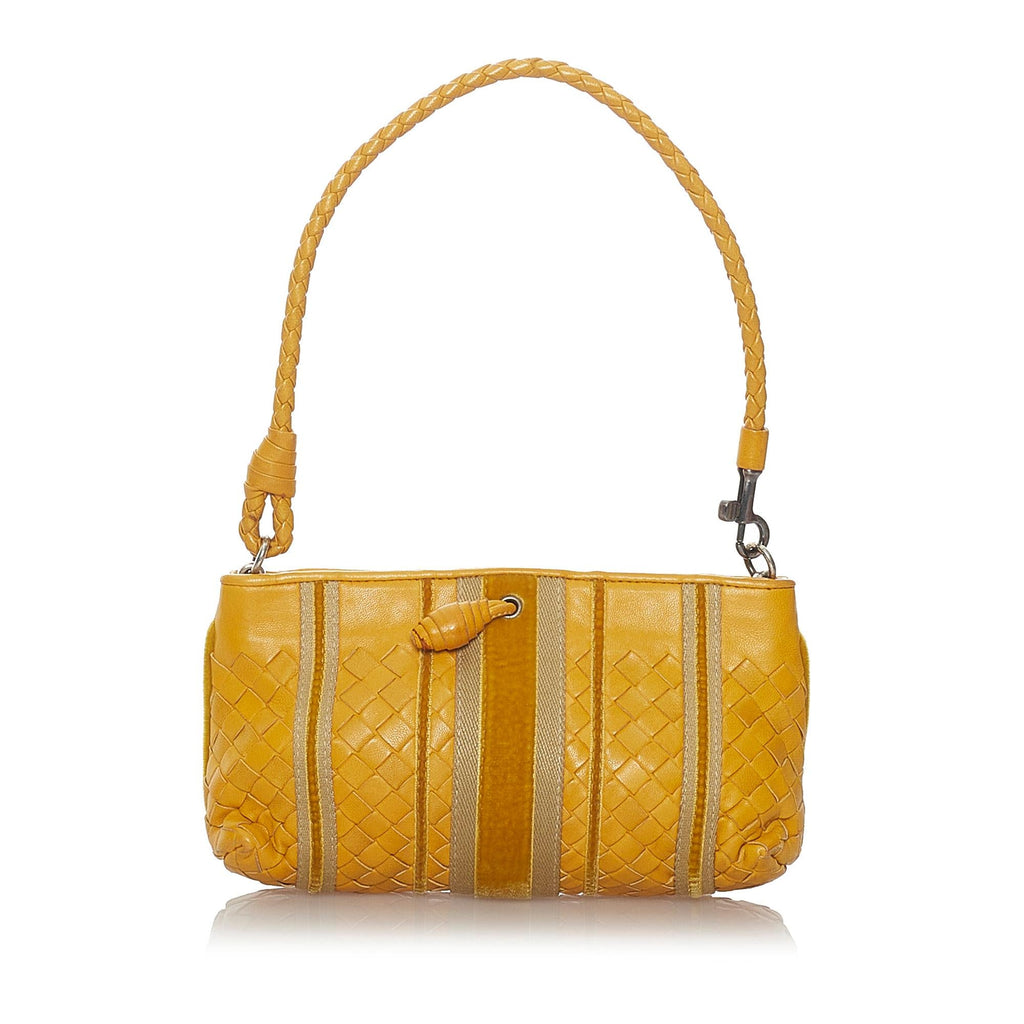 Bottega Veneta Intrecciato Leather Shoulder Bag (SHG-27650)