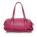 Bottega Veneta Intrecciato Leather Shoulder Bag (SHG-28389)