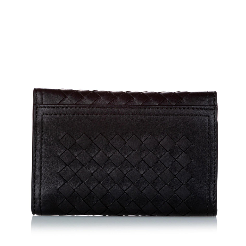 Bottega Veneta Intrecciato Leather Wallet (SHG-dyRJeM)