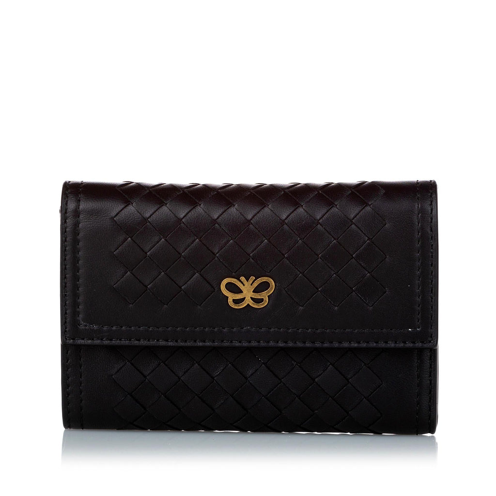 Bottega Veneta Intrecciato Leather Wallet (SHG-dyRJeM)