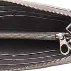 Bottega Veneta Intrecciato Leather Zip Around Wallet (SHG-33297)