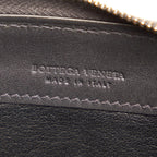 Bottega Veneta Intrecciato Leather Zip Around Wallet (SHG-33297)