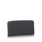 Bottega Veneta Intrecciato Leather Zip Around Wallet (SHG-33297)