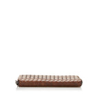 Bottega Veneta Intrecciato Leather Zip Around Wallet (SHG-35750)