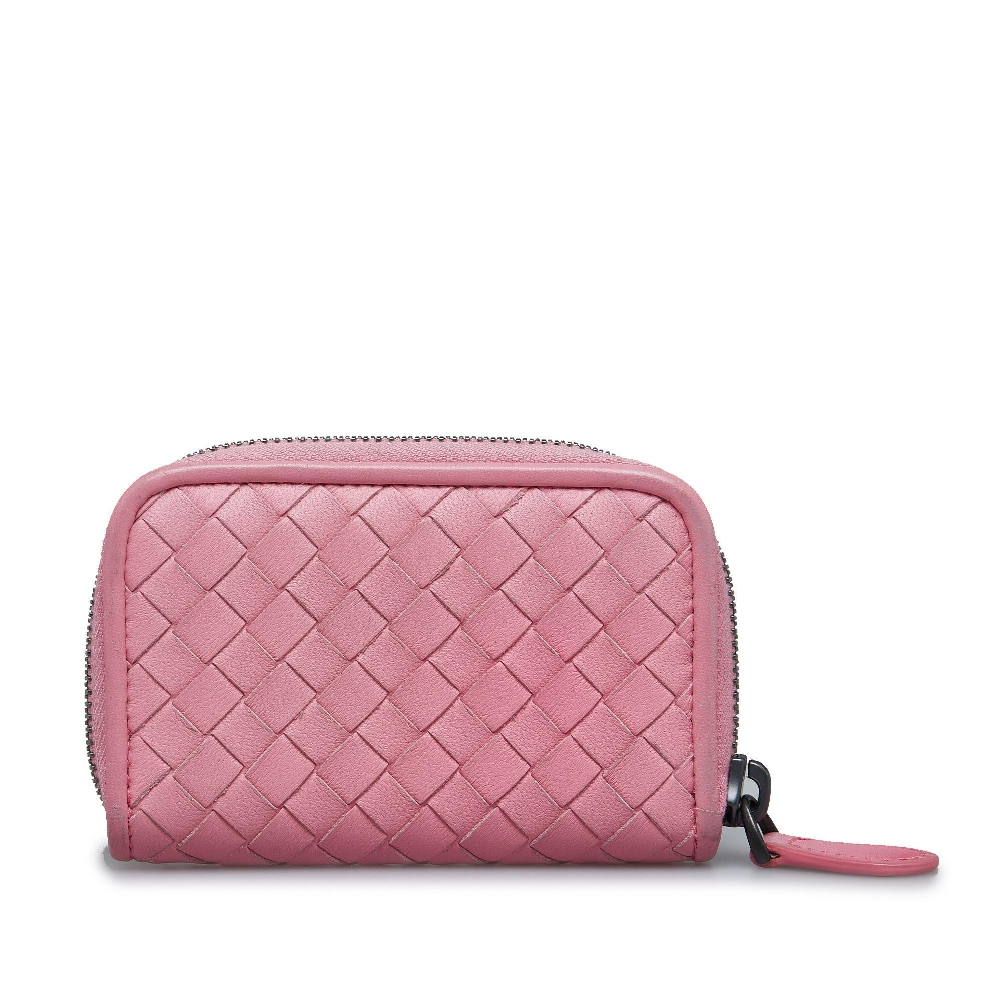 Bottega Veneta Intrecciato Leather Zip Around Wallet (SHG-XxdXy7)