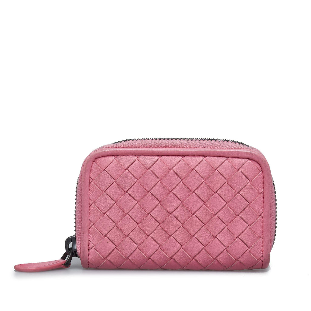 Bottega Veneta Intrecciato Leather Zip Around Wallet (SHG-XxdXy7)