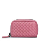 Bottega Veneta Intrecciato Leather Zip Around Wallet (SHG-XxdXy7)