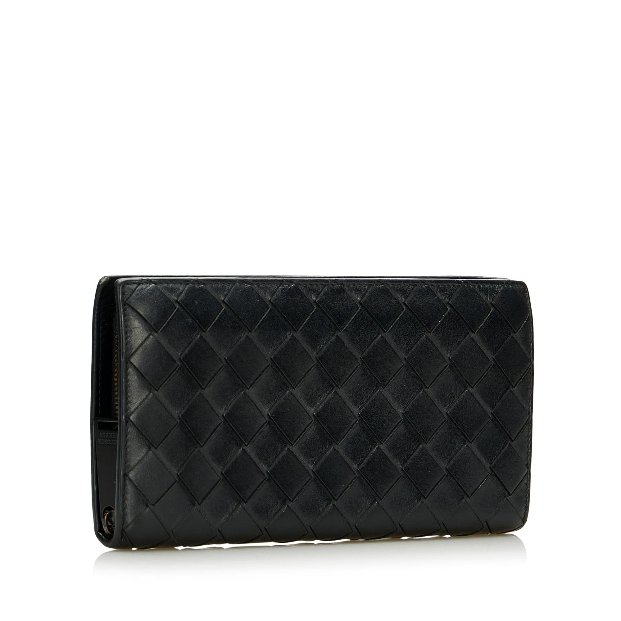 Bottega Veneta Intrecciato Long Wallet (SHG-EnqJeq)