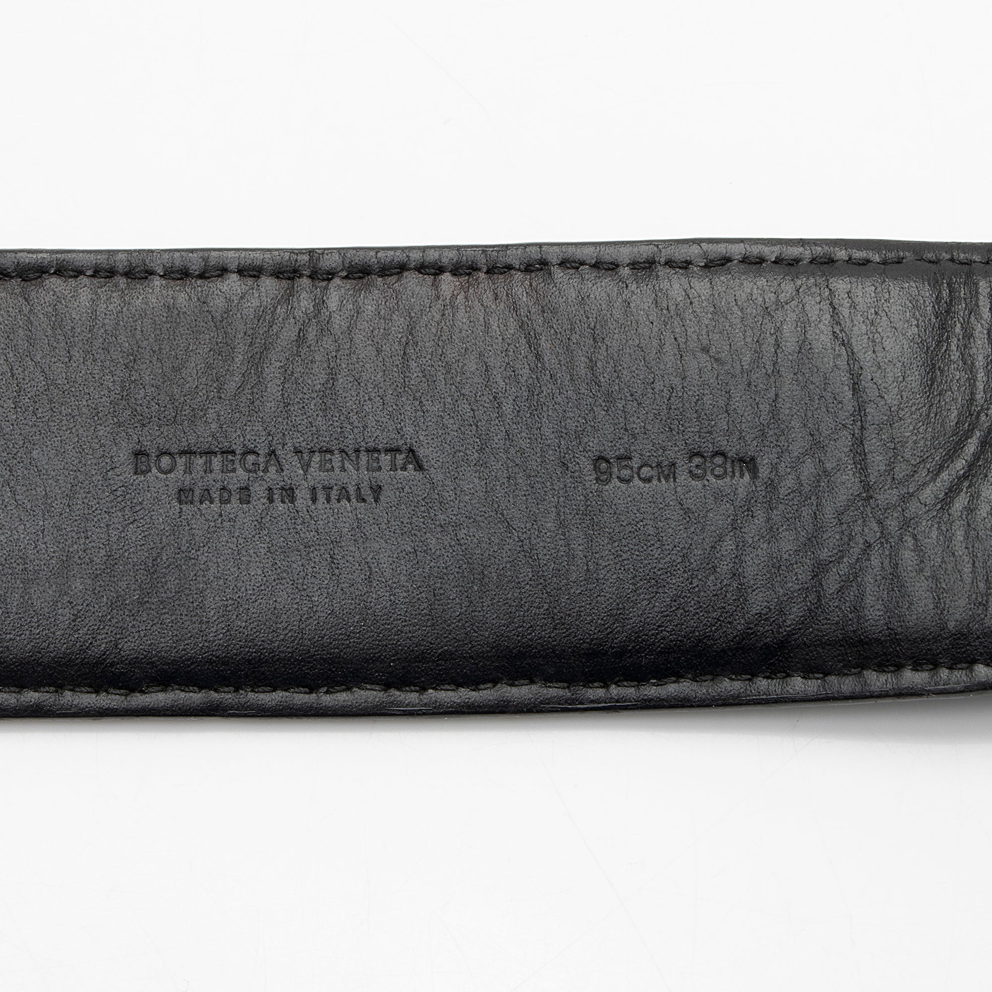 Bottega Veneta Intrecciato Nappa Belt - Size 38 / 95
