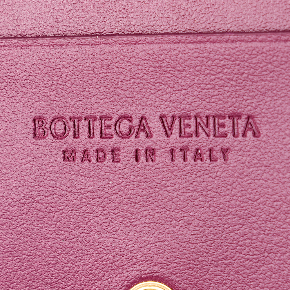 Bottega Veneta Intrecciato Nappa Bi-Fold Card Case (SHF-20247)
