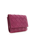 Bottega Veneta Intrecciato Nappa Bi-Fold Card Case (SHF-20247)