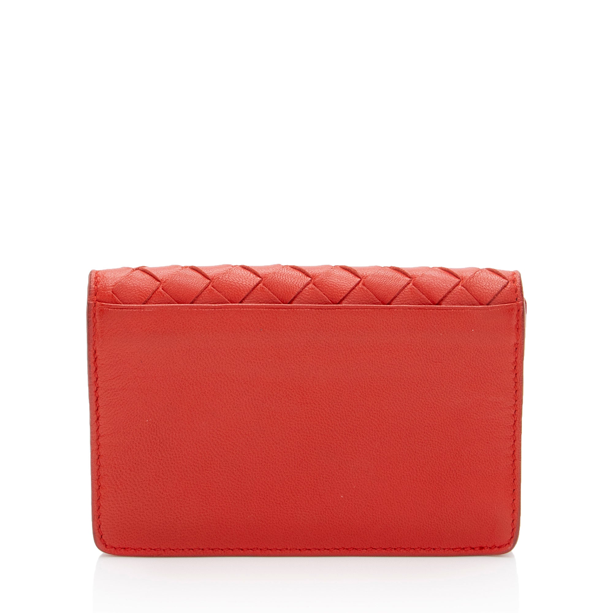 Bottega Veneta Intrecciato Nappa Bifold Card Case