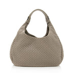 Bottega Veneta Intrecciato Nappa Campana Small Shoulder Bag  - FINAL SALE (SHF-19466)