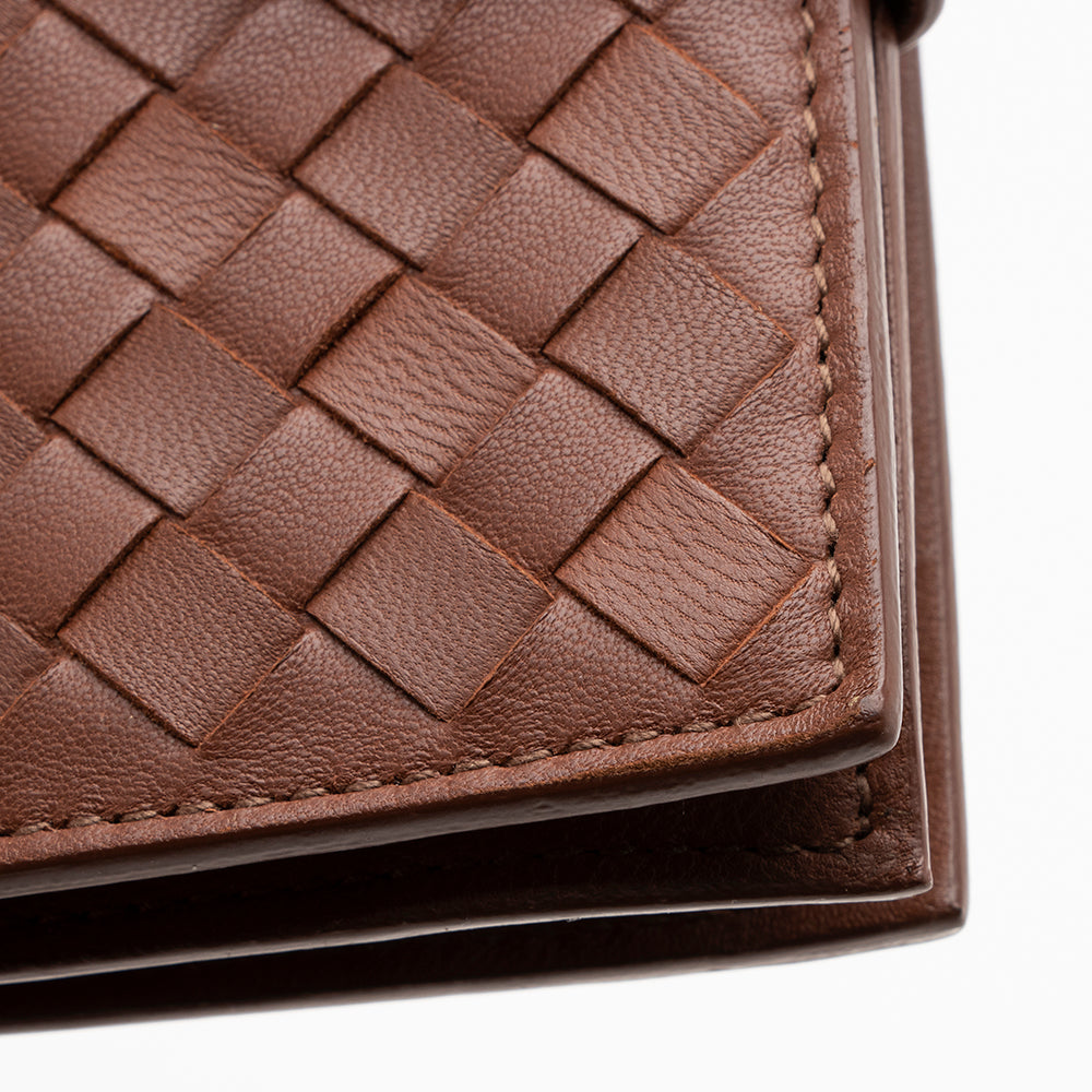 Bottega Veneta Intrecciato Nappa French Wallet (SHF-14470)