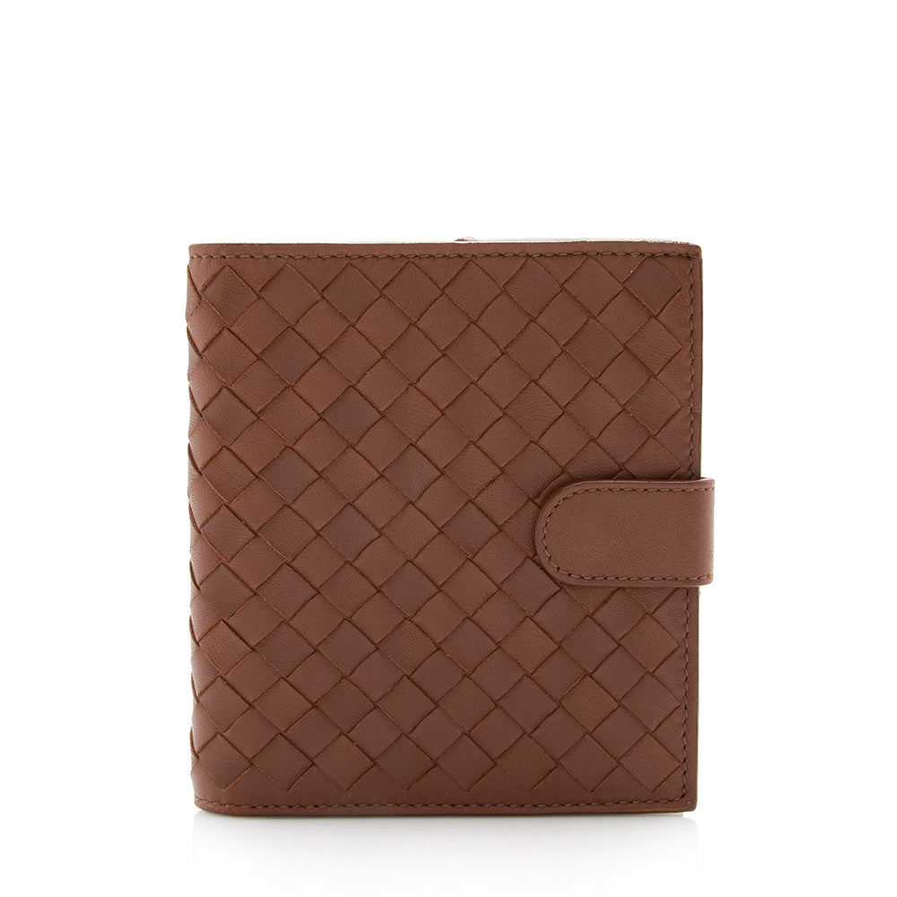 Bottega Veneta Intrecciato Nappa French Wallet (SHF-14470)
