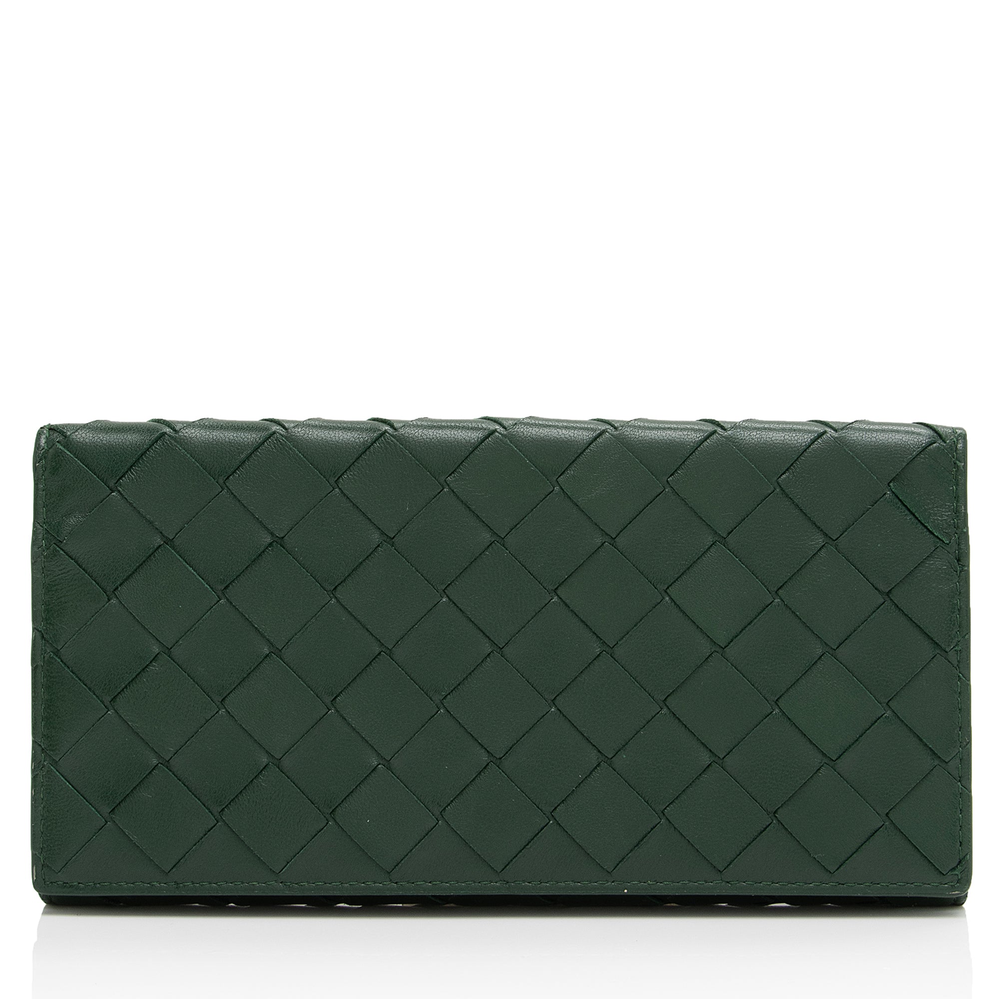 Bottega Veneta Intrecciato Nappa Leather Bi-Fold Continental Wallet (SHF-V5GP6D)