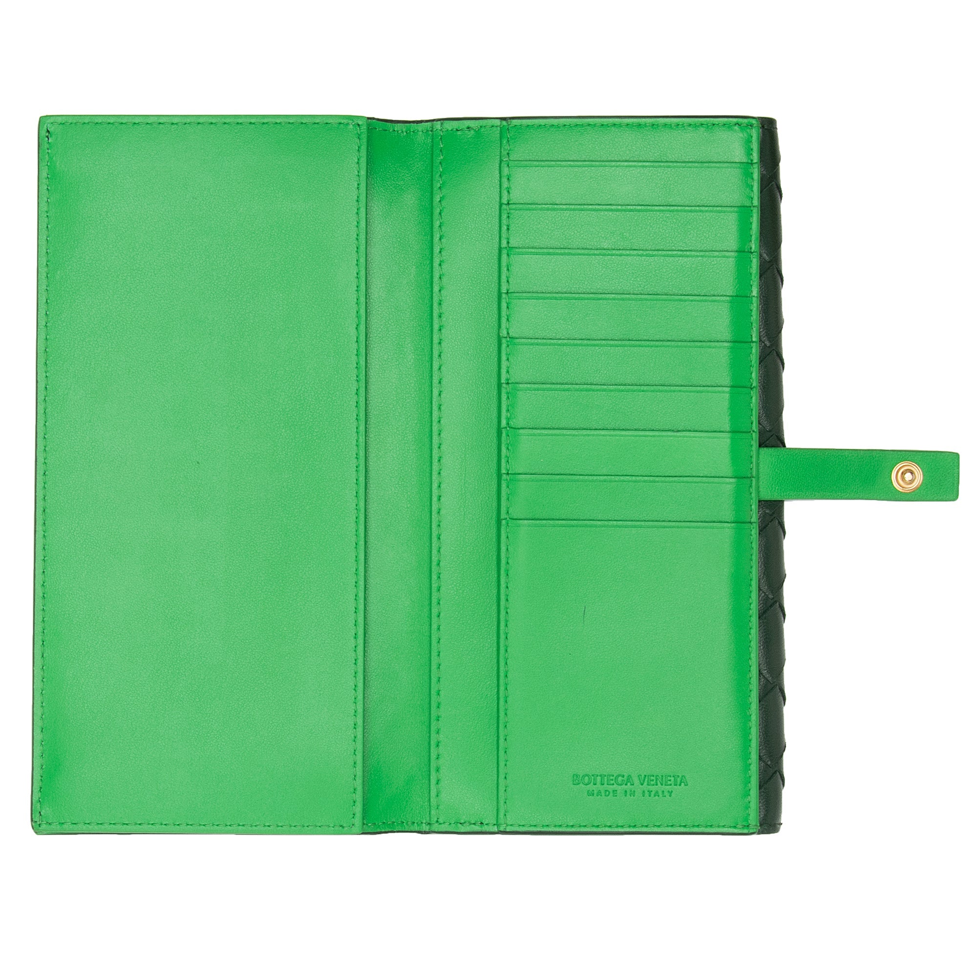 Bottega Veneta Intrecciato Nappa Leather Bi-Fold Continental Wallet (SHF-V5GP6D)