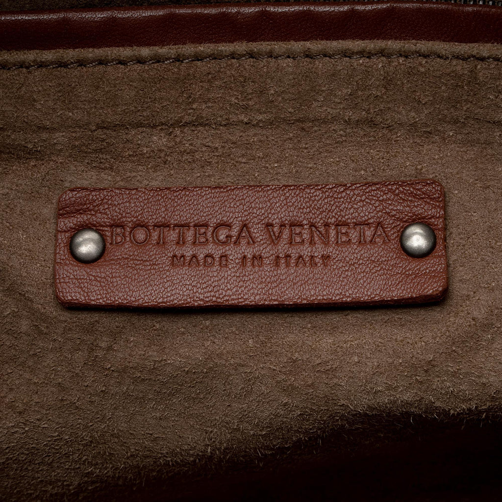 Bottega Veneta Intrecciato Nappa Leather Embroidered Large Hobo (SHF-5xctaM)