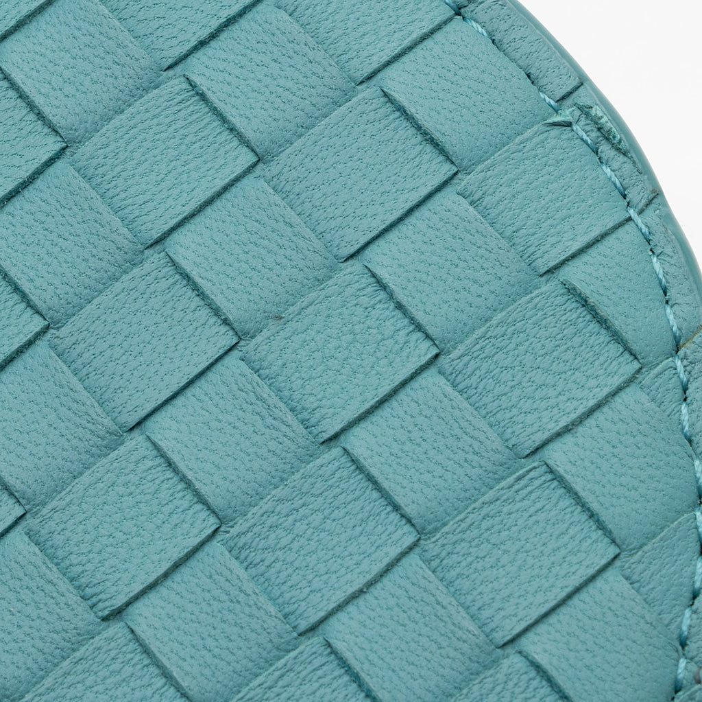 Bottega Veneta Intrecciato Nappa Leather Round Coin Pouch (SHF-tJj3Bn)