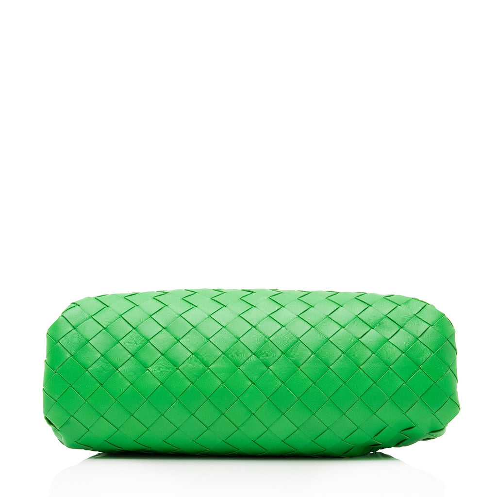 Bottega Veneta Intrecciato Nappa Leather Teen Pouch Clutch (SHF-23861)