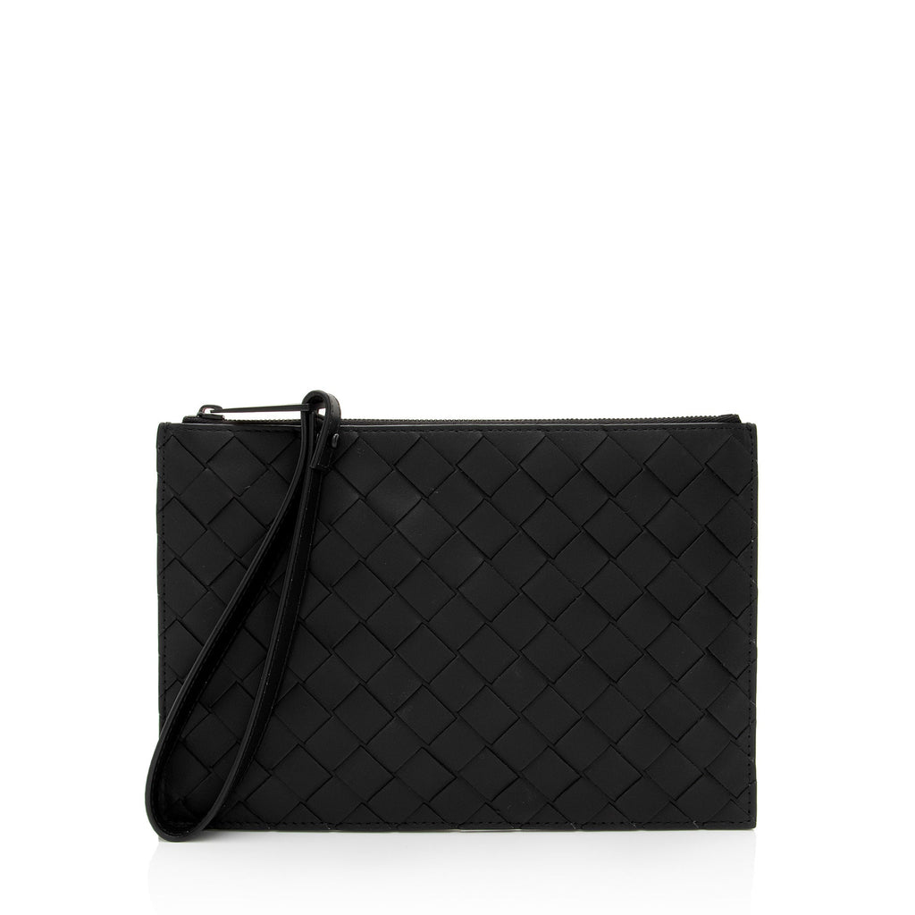 Bottega Veneta Intrecciato Nappa Leather Wristlet (SHF-HIja2g)