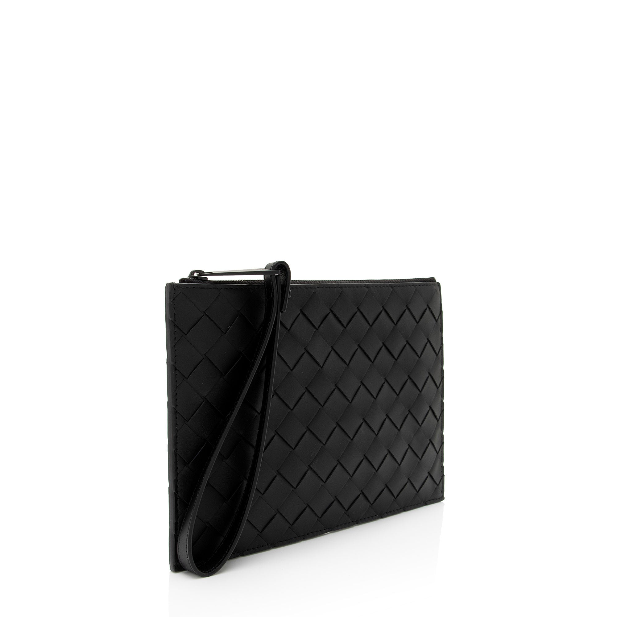 Bottega Veneta Intrecciato Nappa Leather Wristlet (SHF-HIja2g)