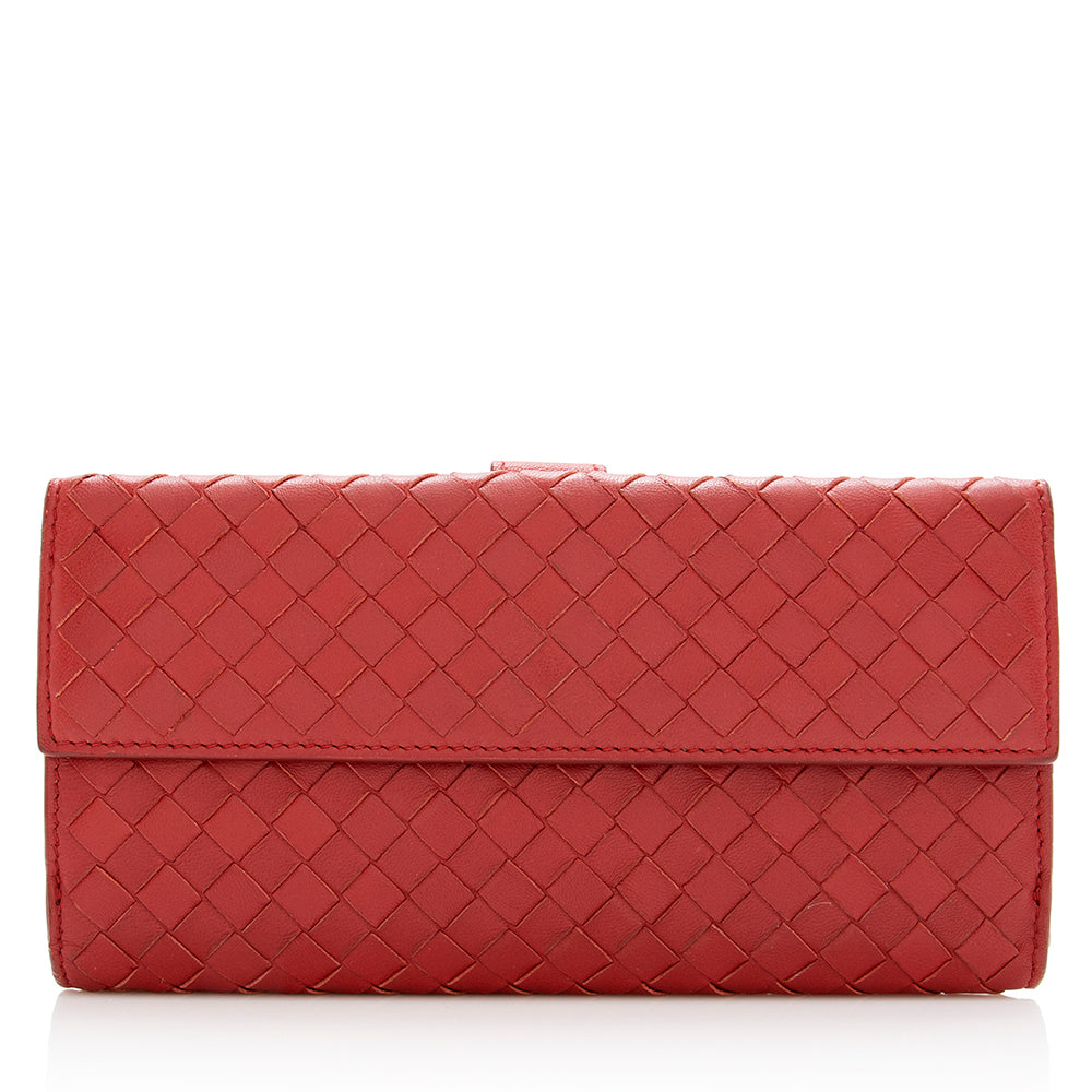 Bottega Veneta Intrecciato Nappa Pacific Wallet (SHF-19023)