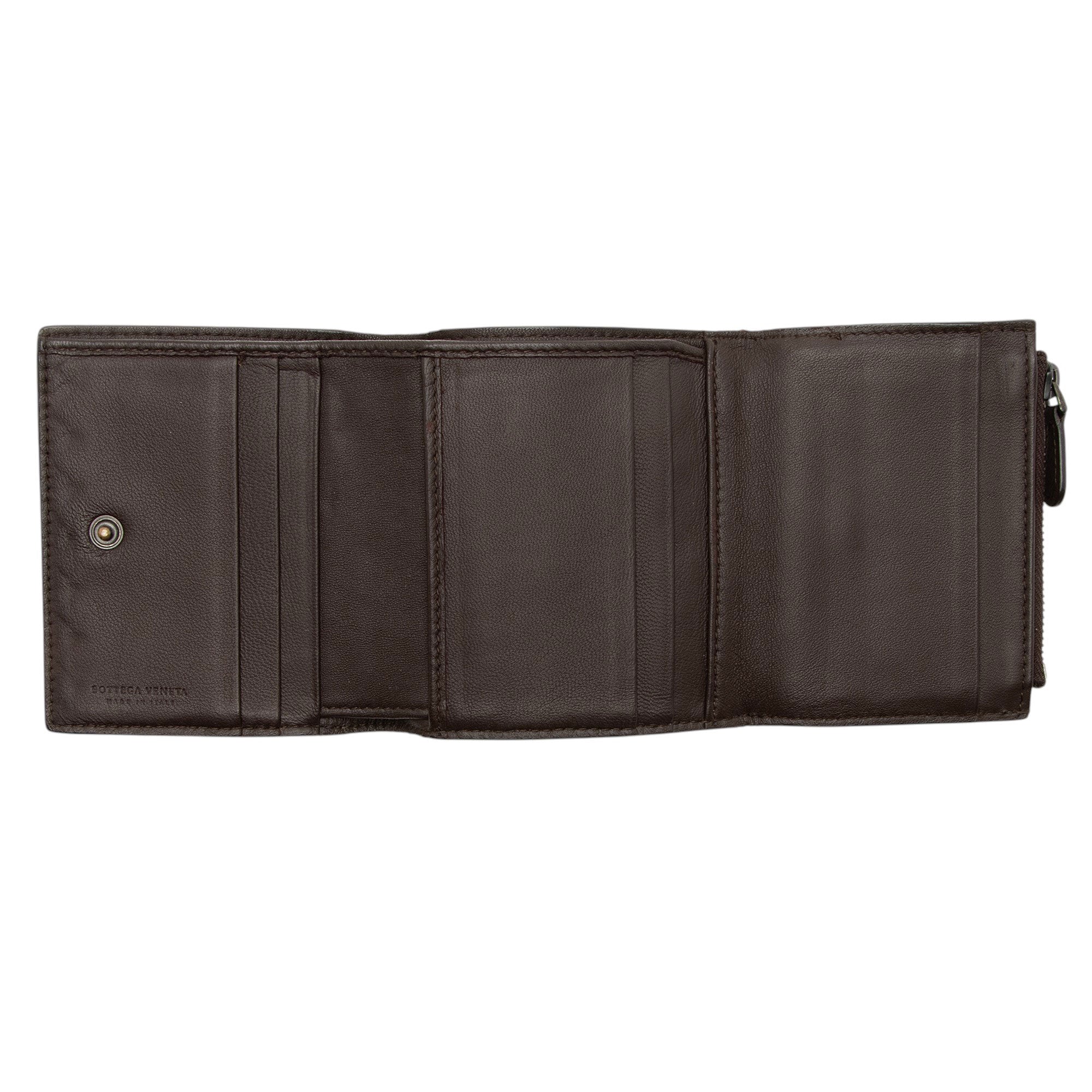 Bottega Veneta Intrecciato Nappa Trifold Wallet