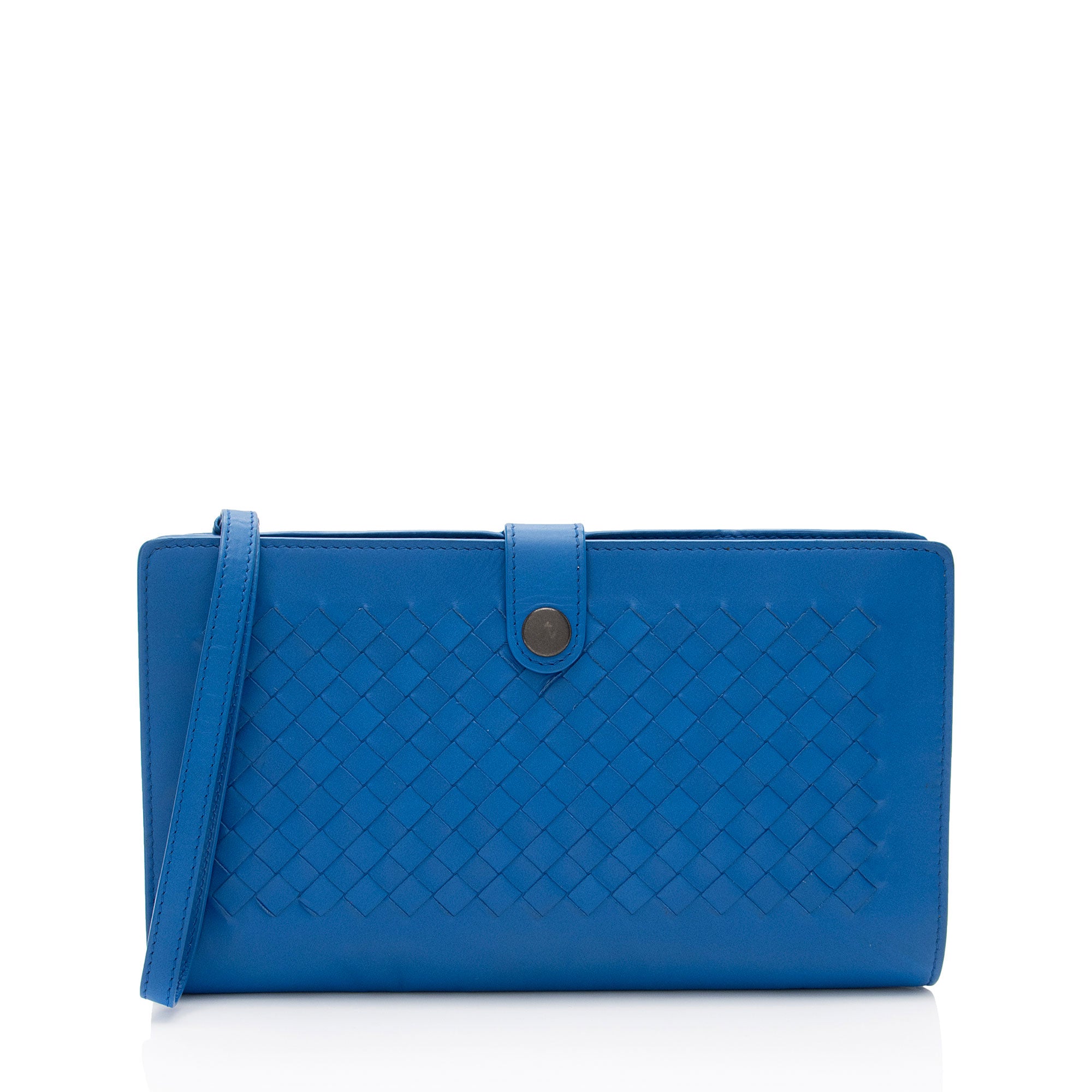Bottega Veneta Intrecciato Nappa Wristlet (SHF-yEfeVY)