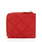 Bottega Veneta Intrecciato Nappa Zip Around Card Case (SHF-jmjwl7)